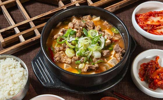 소갈비된장전골 메뉴 사진(네이버)