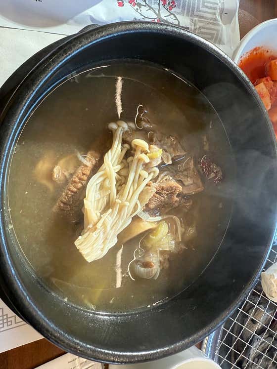 풍경갈비탕 메뉴 사진(네이버)