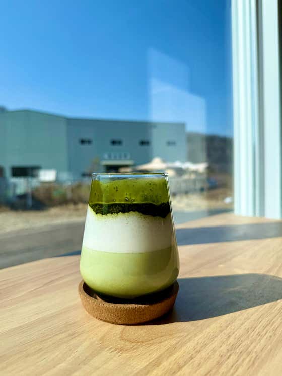 제주 말차 라떼 메뉴 사진(네이버)