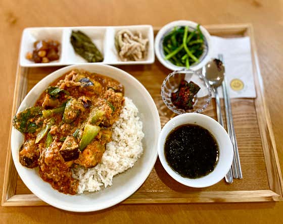 두반장 가지덮밥(채식) 메뉴 사진(네이버)