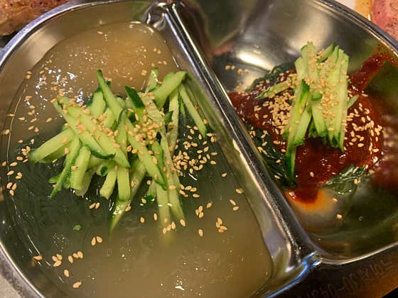 반반냉면 메뉴 사진(네이버)