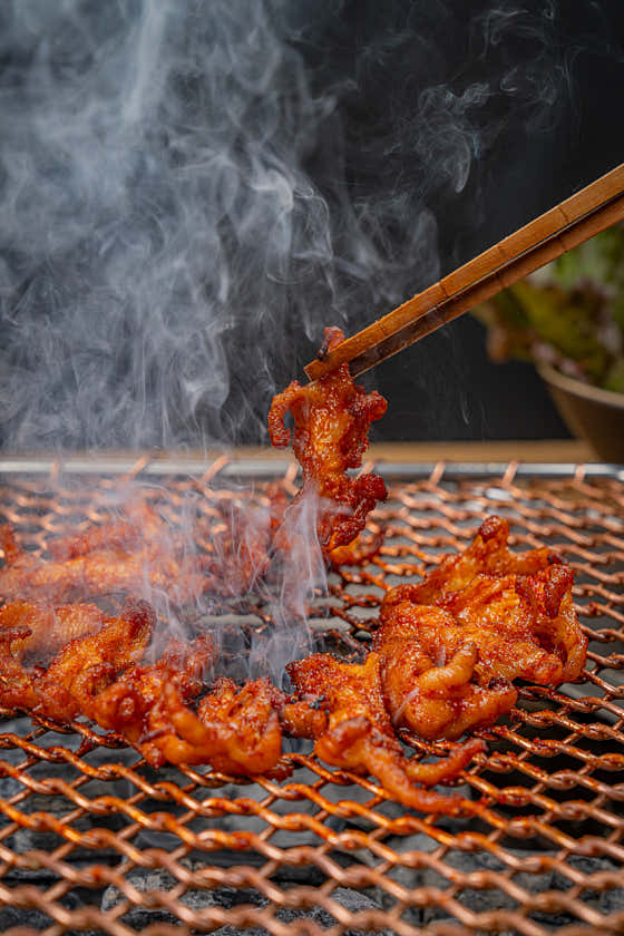 매운뼈없는닭발 (100g) 메뉴 사진(네이버)