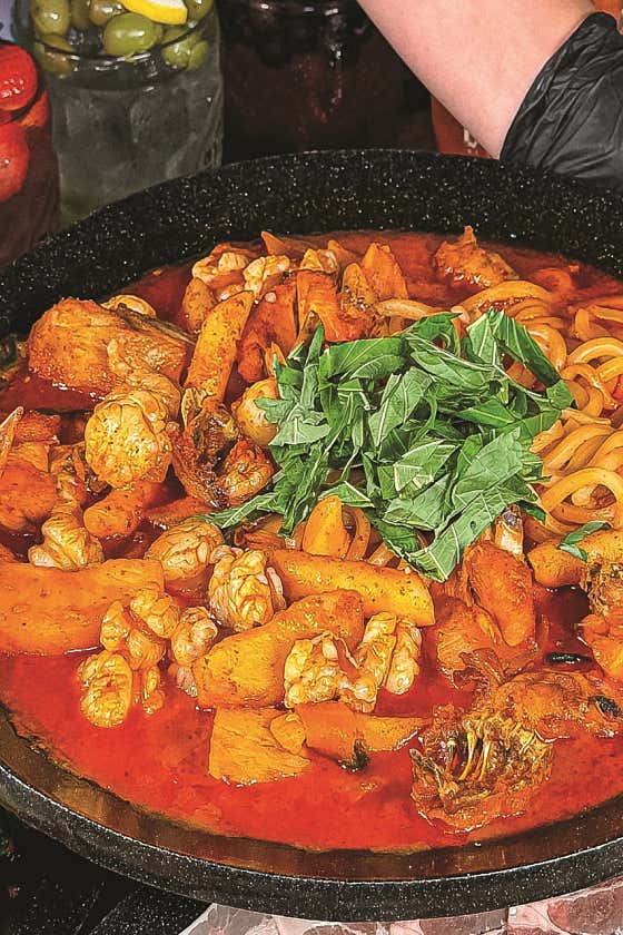 곱도리탕 메뉴 사진(네이버)