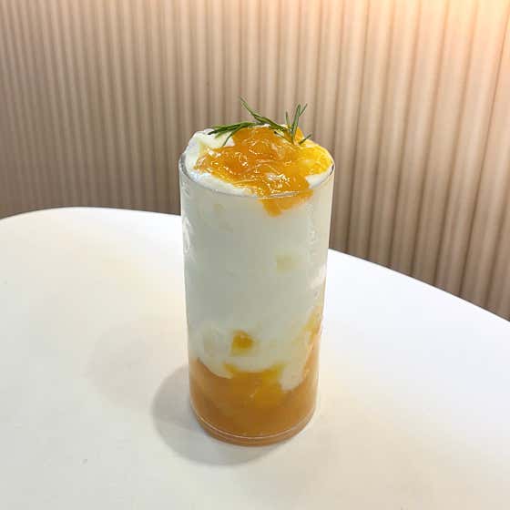 복숭아요거트 메뉴 사진(네이버)