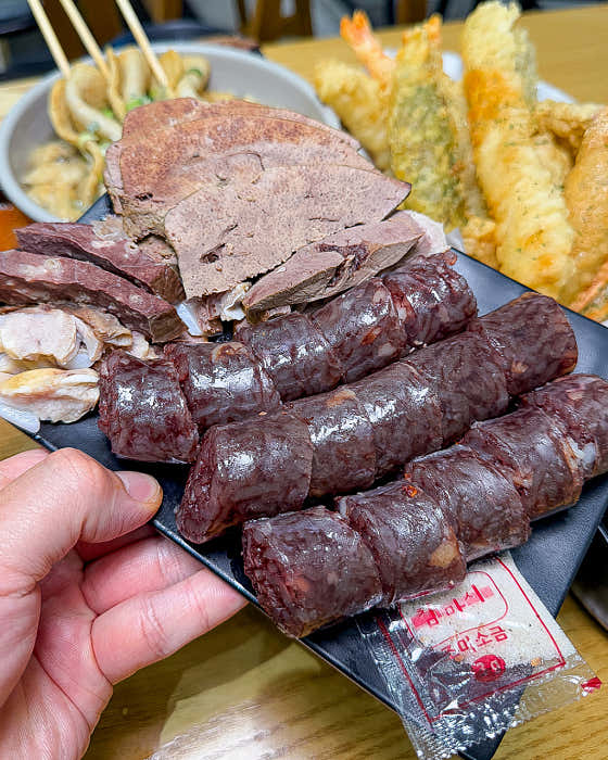 🐷 찹쌀순대(내장미포함) 메뉴 사진(네이버)
