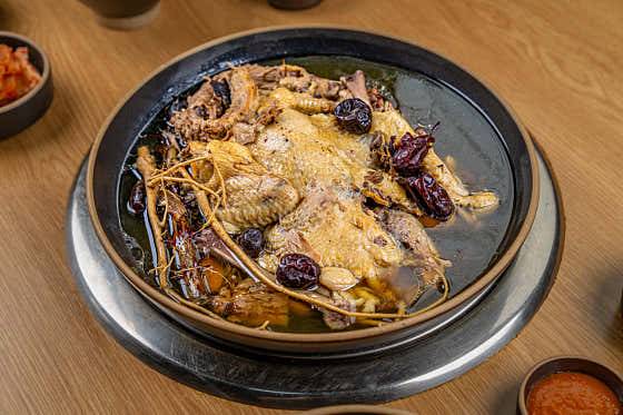 오리(OR 닭) 백숙 메뉴 사진(네이버)