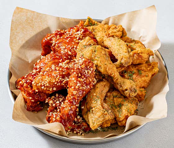 이태원 반반통닭 메뉴 사진(네이버)