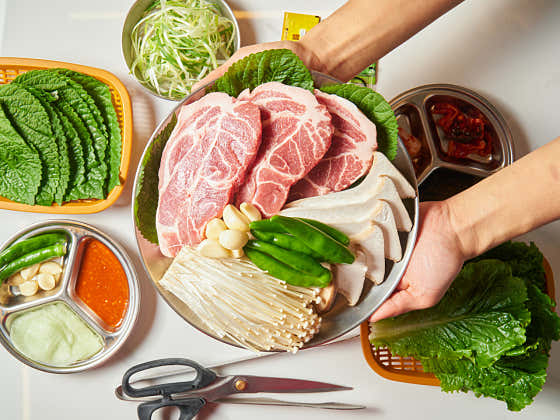 2인 공간+BBQ 패키지 메뉴 사진(네이버)