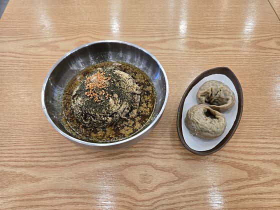 (세트) 들기름막국수/왕만두 메뉴 사진(네이버)