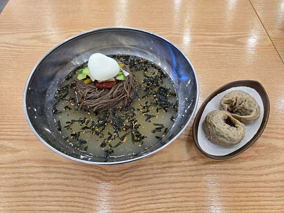 (세트) 물막국수/왕만두 메뉴 사진(네이버)