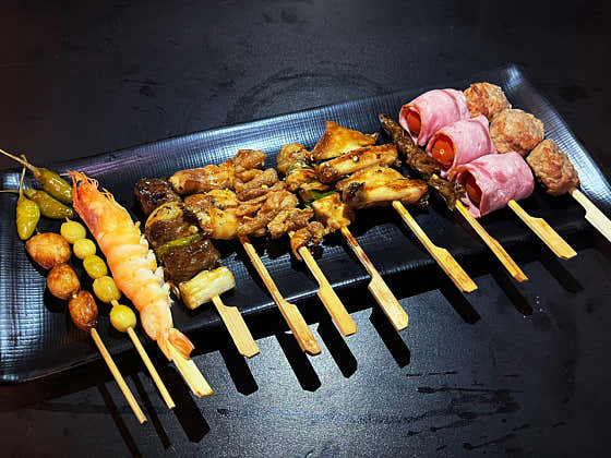 모듬꼬치 A세트 (11ps) 메뉴 사진(네이버)