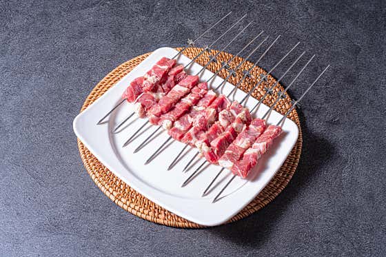 ✔양꼬치(1인분 10꼬치) 메뉴 사진(네이버)