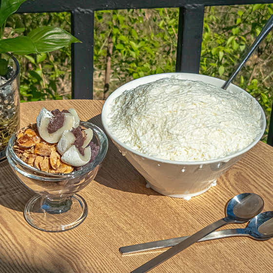 유기농 수제팥빙수 메뉴 사진(네이버)