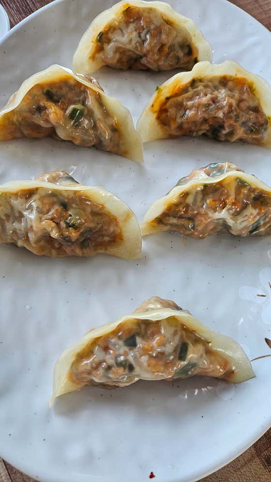김치만두 메뉴 사진(네이버)
