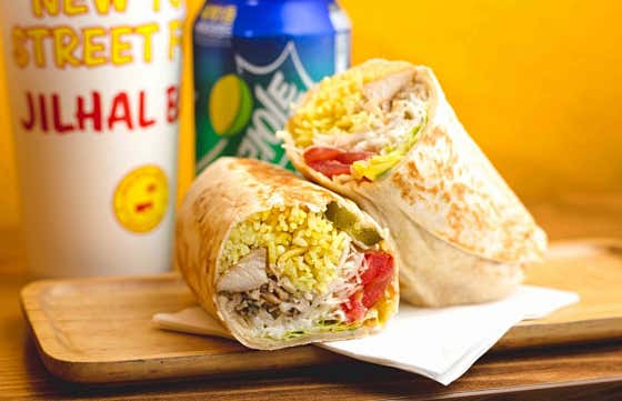 치킨 브리또 케밥(Rice Wrap) 메뉴 사진(네이버)