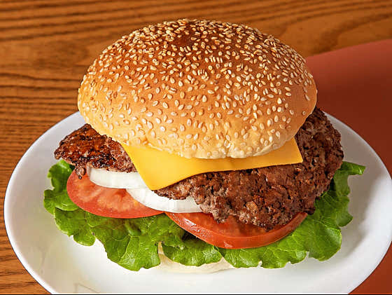 더블치즈버거 메뉴 사진(네이버)