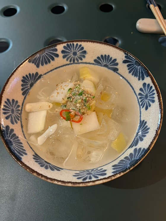 동치미 국수 메뉴 사진(네이버)