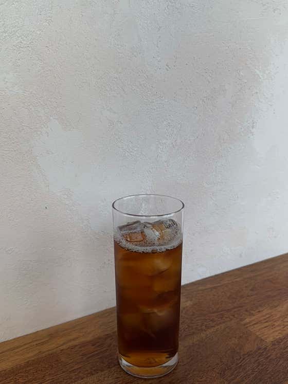 복숭아 아이스티 메뉴 사진(네이버)