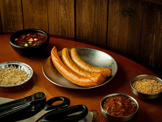 🌭20cm 수제 소시지 메뉴 사진(네이버)