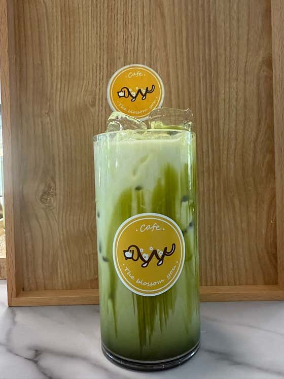녹차라떼(ICE/HOT) 메뉴 사진(네이버)