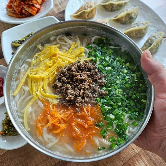 칼국수 메뉴 사진(네이버)