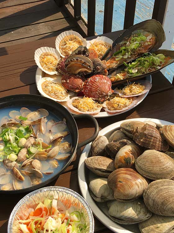 모듬 조개구이 소 메뉴 사진(네이버)