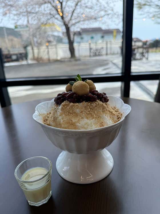 가마솥 팥 옛날 팥빙수 메뉴 사진(네이버)