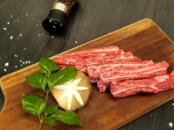 투뿔 한우 갈비살 메뉴 사진(네이버)