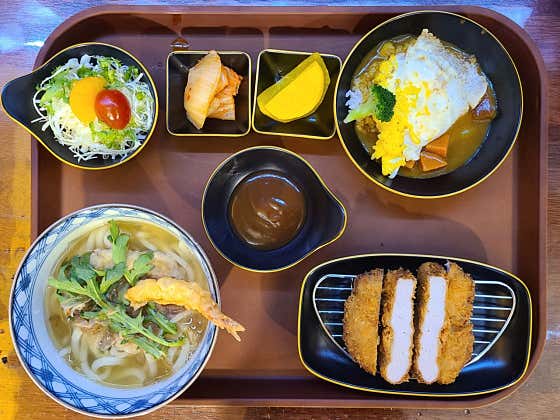 콤보세트(돈카츠+우동) 메뉴 사진(네이버)