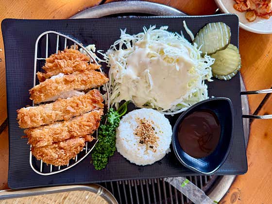 등심 돈카츠 메뉴 사진(네이버)