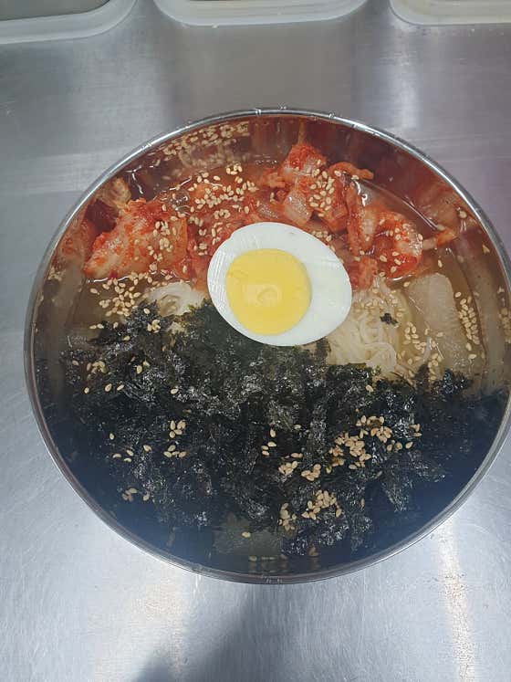 김치말이국수 메뉴 사진(네이버)