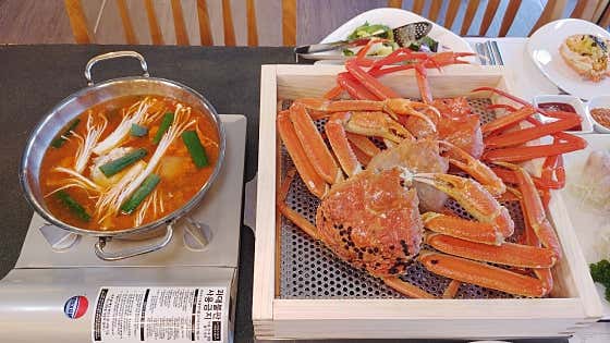 대게 찜 메뉴 사진(네이버)
