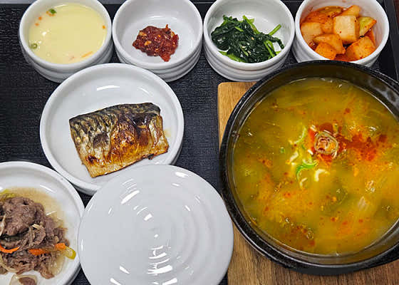 사골 우거지 해장국 정식 메뉴 사진(네이버)