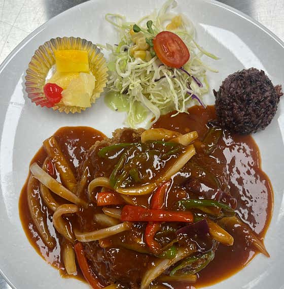매운돈가스 메뉴 사진(네이버)