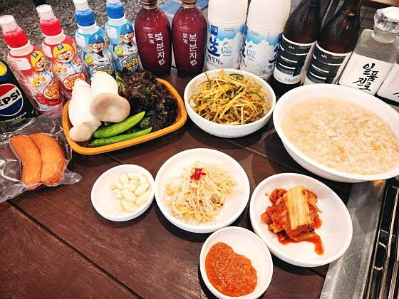 상차림비(24개월 미만무료) 메뉴 사진(네이버)