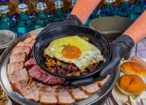 캠핑 짜파게티 메뉴 사진(네이버)