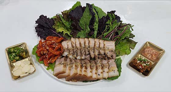 마늘수육 메뉴 사진(네이버)