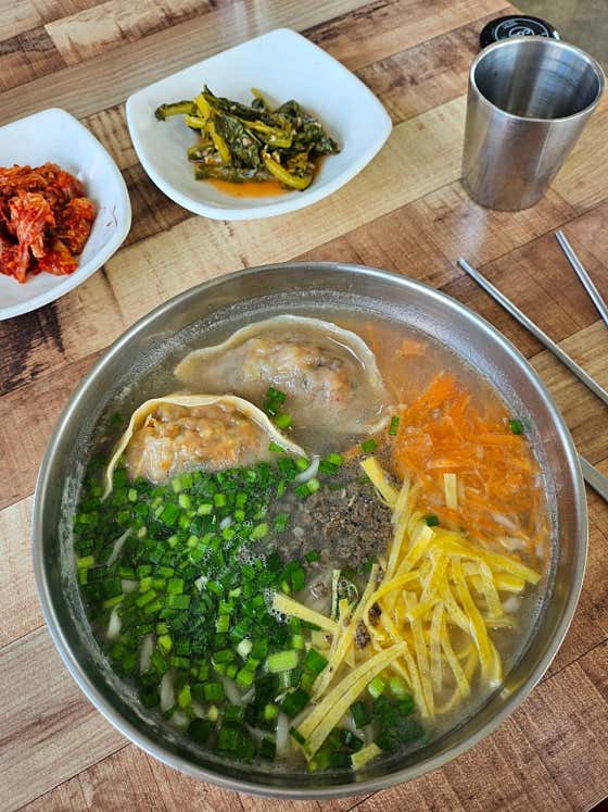 칼만두 메뉴 사진(네이버)