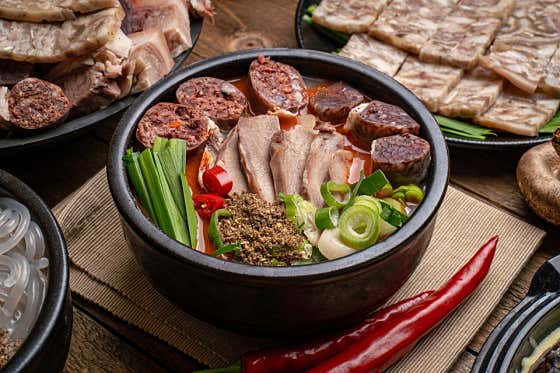 얼큰순대국 메뉴 사진(네이버)