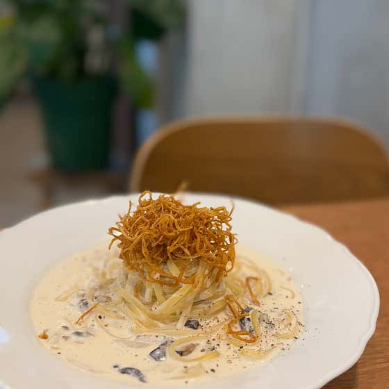 머쉬룸 크림파스타 메뉴 사진(네이버)
