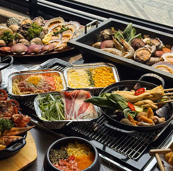 기본제공)떡볶이, 콘치즈 무한리필 메뉴 사진(네이버)