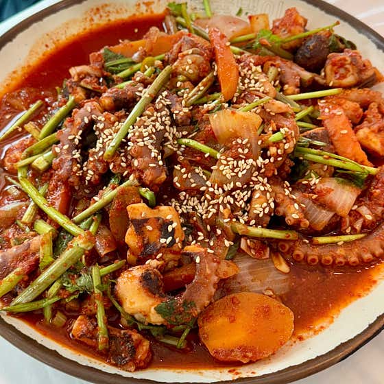 낙지볶음 메뉴 사진(네이버)