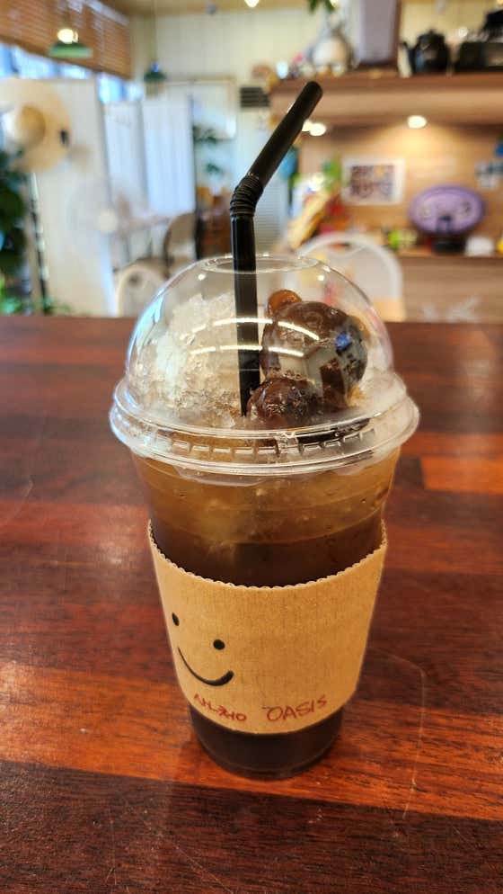 복숭아 🍑 아이스티 메뉴 사진(네이버)