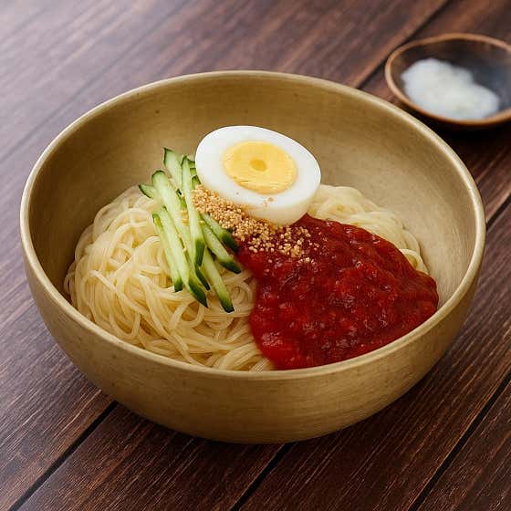 비빔밀면 메뉴 사진(네이버)
