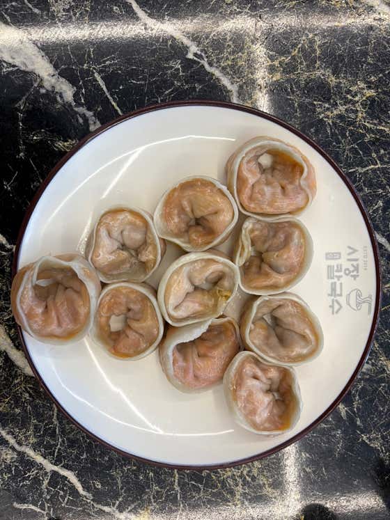김치손만두 메뉴 사진(네이버)
