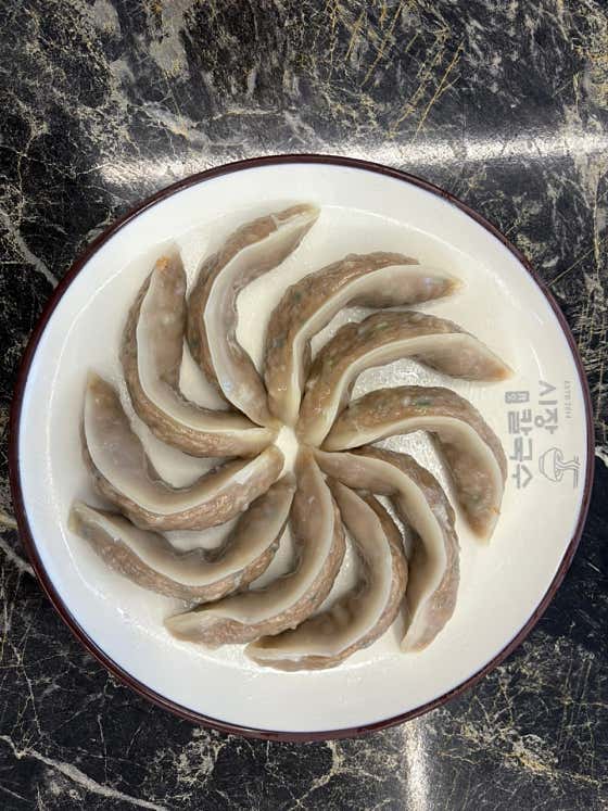 불고기만두 메뉴 사진(네이버)