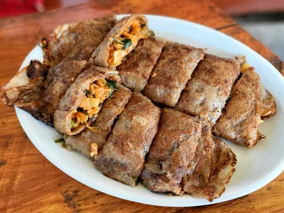 메밀 전병 메뉴 사진(네이버)