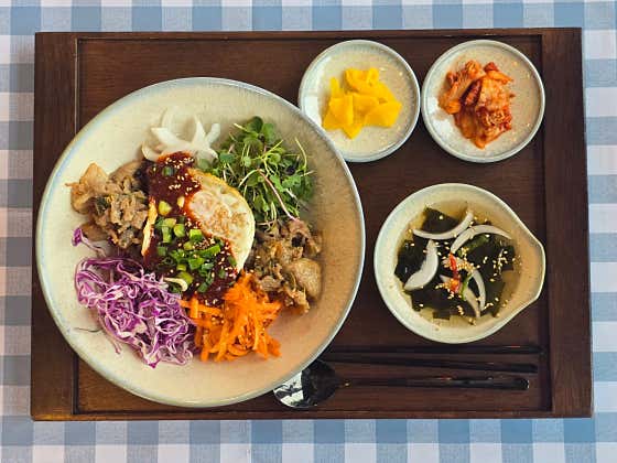 비빔밥(제주고사리&표고or흑돈불고기) 메뉴 사진(네이버)