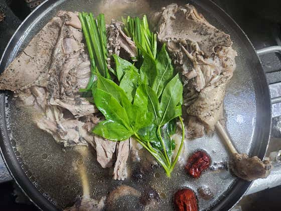한방오리백숙(전화예약필수) 메뉴 사진(네이버)