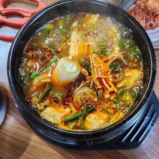 순두부전골(단체10%할인400석가능) 메뉴 사진(네이버)